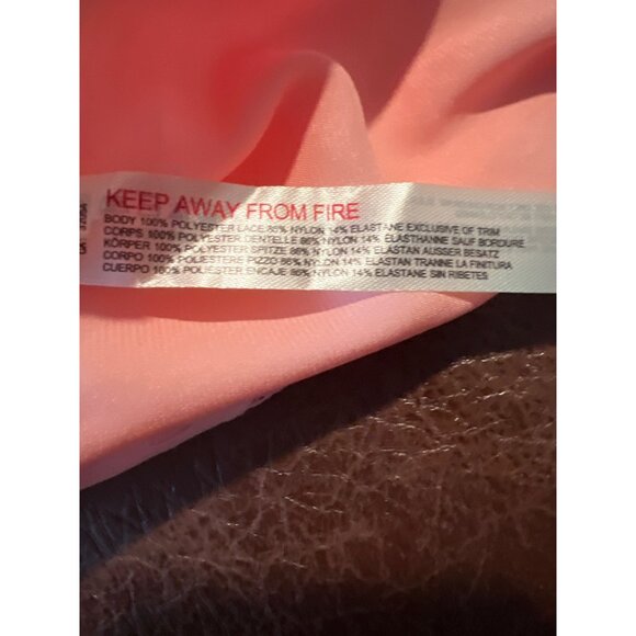 Free People Intimately First Date Maxi Slip Peach Bud Combo Small Satin NWT - Picture 9 of 9